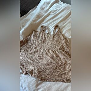 Stylish Beige Floral Jumpsuit